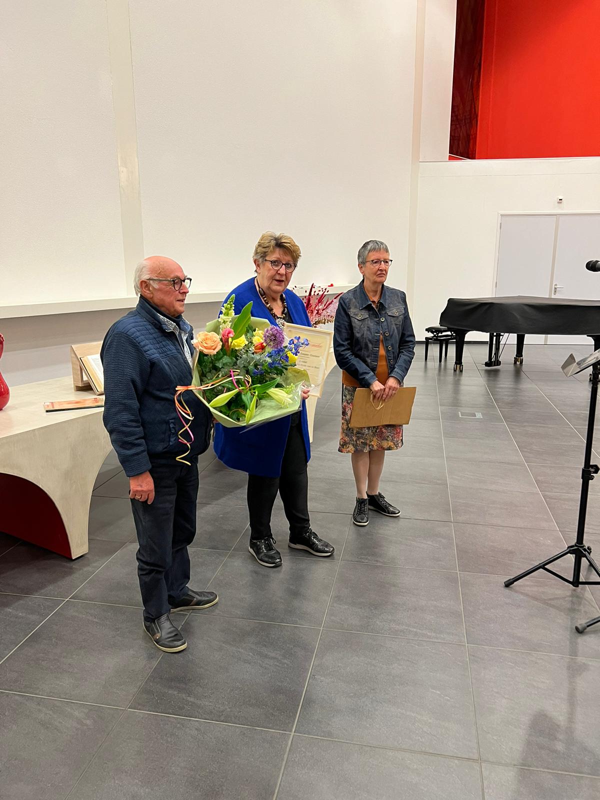 Jubilaris Annie van den Brink 60 jaar lid
